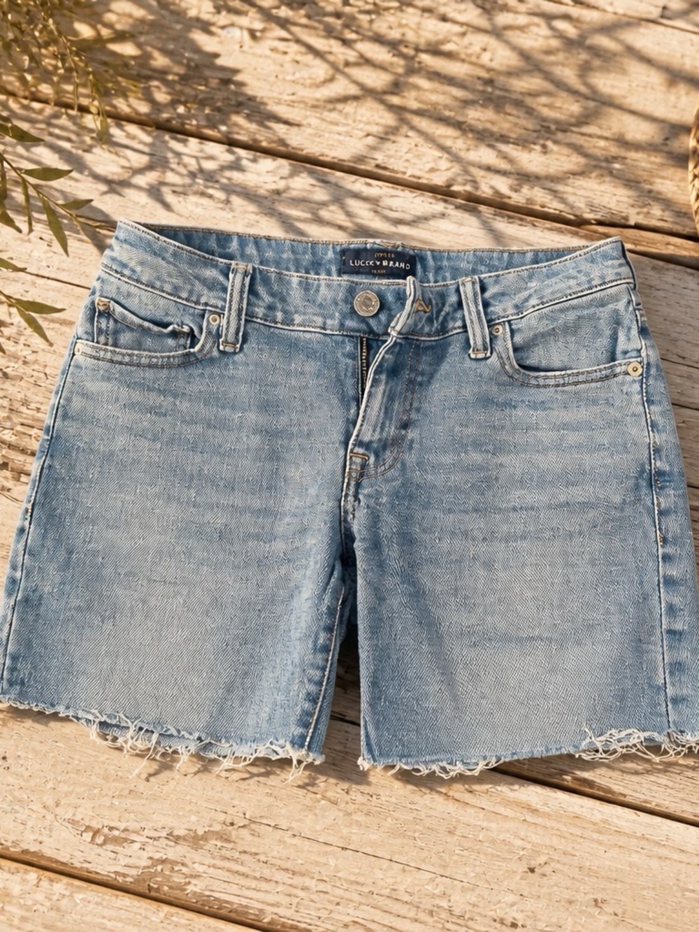 Lucky Brand Lolita Super Skinny Denim Shorts size 2